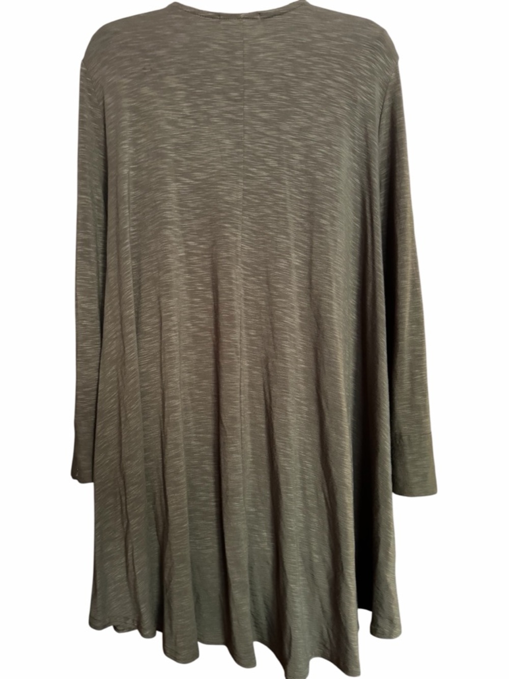 Altar’d Olive Green Long Sleeve Knit Swing Dress -Size Small - Picture 6 of 9